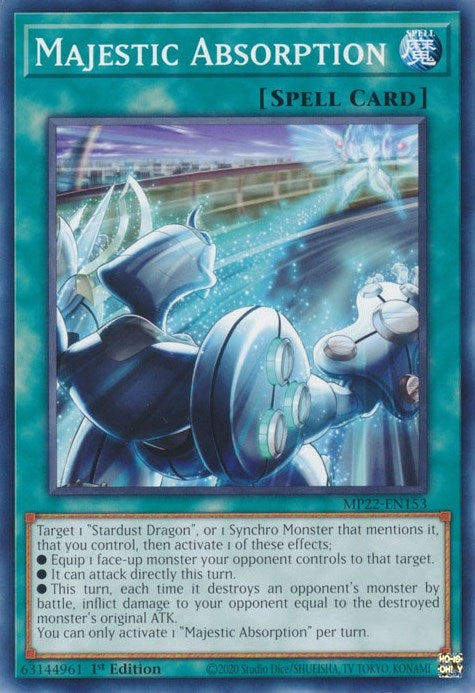 Image for Majestic Absorption (MP22-EN153) (MP22) - YuGiOh