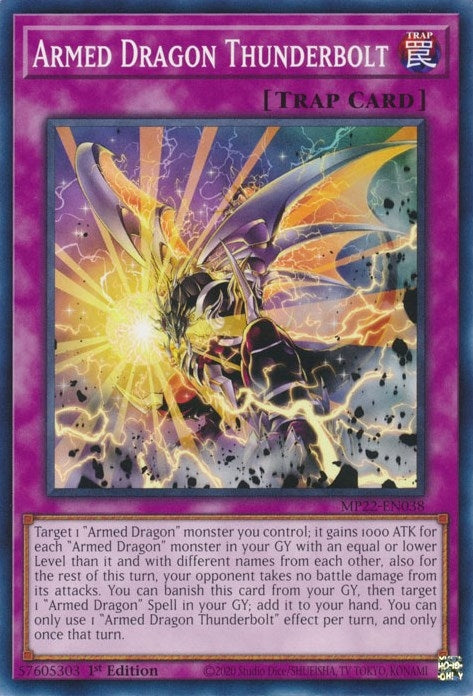 Image for Armed Dragon Thunderbolt (MP22-EN038) (MP22) - YuGiOh