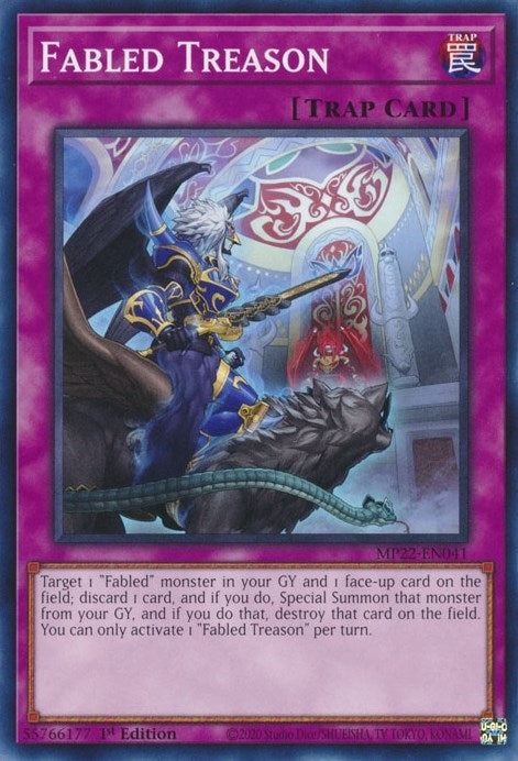 Image for Fabled Treason (MP22-EN041) (MP22) - YuGiOh