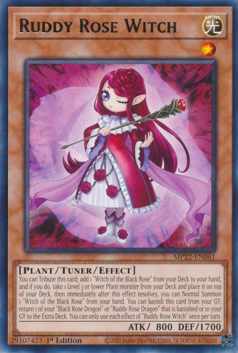 Image for Ruddy Rose Witch (MP22-EN061) (MP22) - YuGiOh