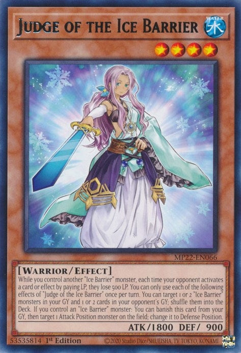 Image for Judge of the Ice Barrier (MP22-EN066) (MP22) - YuGiOh