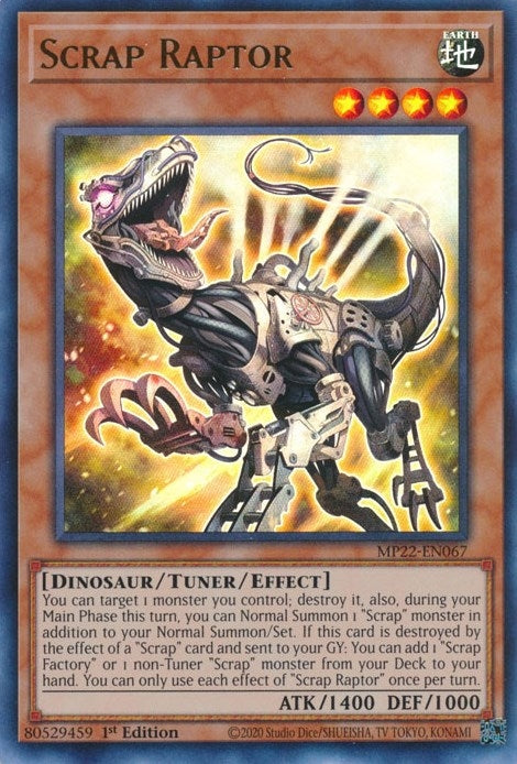 Image for Scrap Raptor (MP22-EN067) (MP22) - YuGiOh