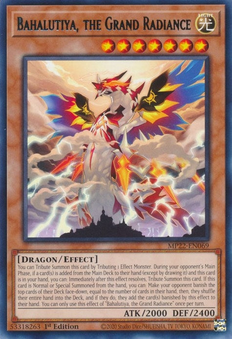 Image for Bahalutiya, the Grand Radiance (MP22-EN069) (MP22) - YuGiOh