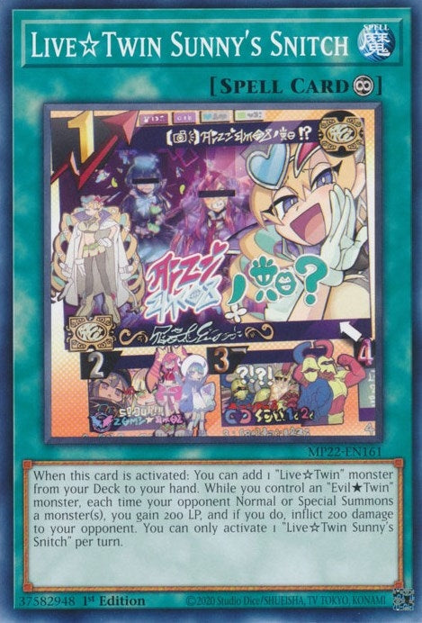 Image for Live Twin Sunny's Snitch (MP22-EN161) (MP22) - YuGiOh