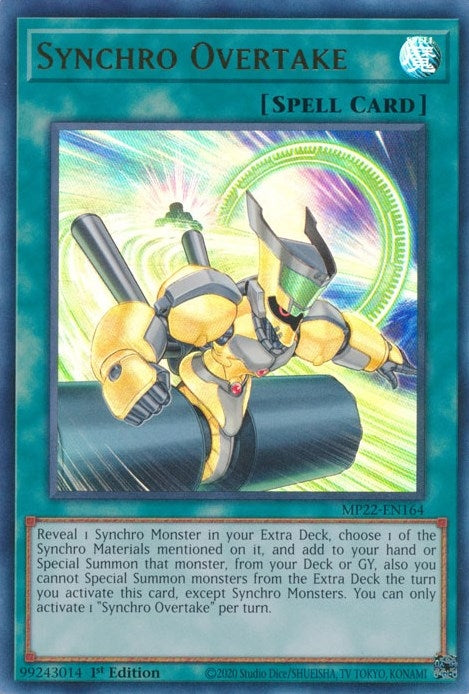 Image for Synchro Overtake (MP22-EN164) (MP22) - YuGiOh