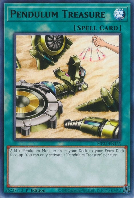 Image for Pendulum Treasure (MP22-EN165) (MP22) - YuGiOh