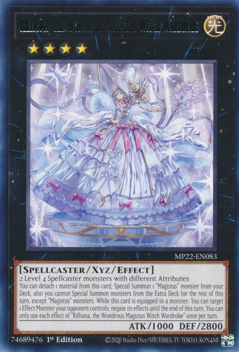Image for Rilliona, the Wondrous Magistus Witch Wardrobe (MP22-EN083) (MP22) - YuGiOh
