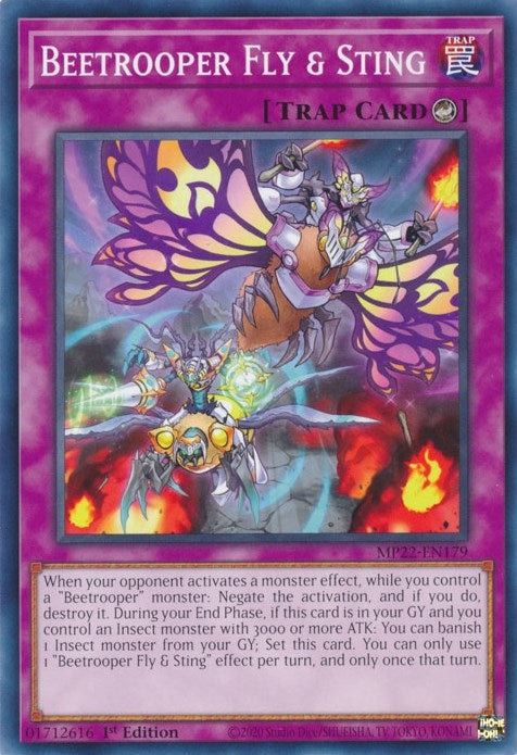 Image for Beetrooper Fly & Sting (MP22-EN179) (MP22) - YuGiOh