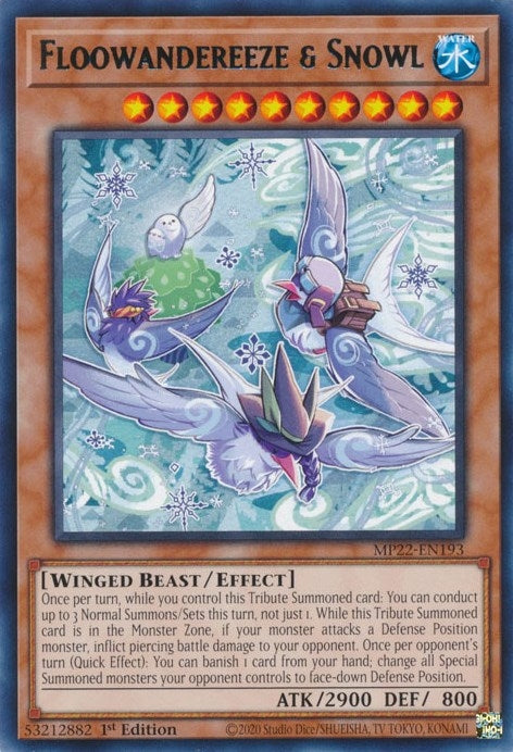 Image for Floowandereeze & Snowl (MP22-EN193) (MP22) - YuGiOh