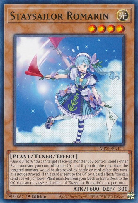 Image for Staysailor Romarin (MP22-EN111) (MP22) - YuGiOh