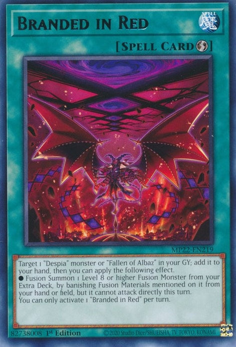 Image for Branded in Red (MP22-EN219) (MP22) - YuGiOh