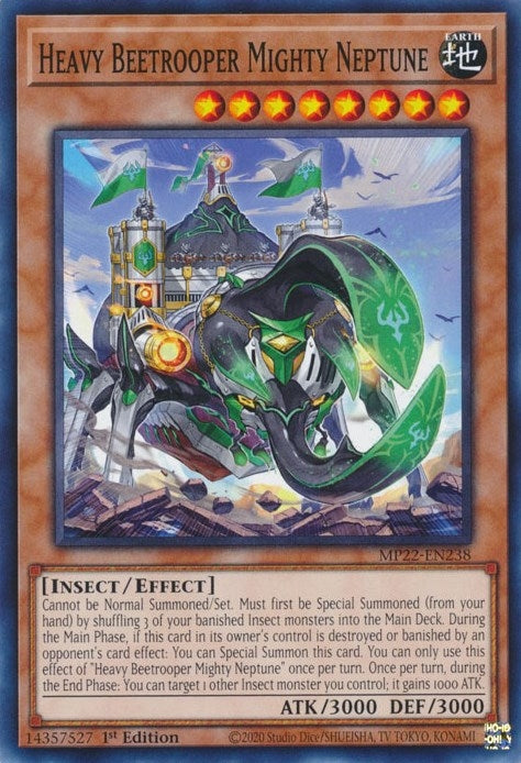 Image for Heavy Beetrooper Mighty Neptune (MP22-EN238) (MP22) - YuGiOh