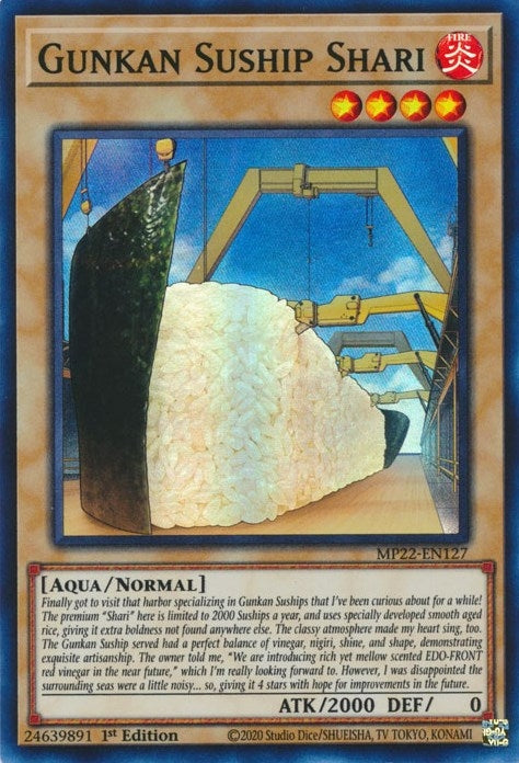 Image for Gunkan Suship Shari (MP22-EN127) (MP22) - YuGiOh