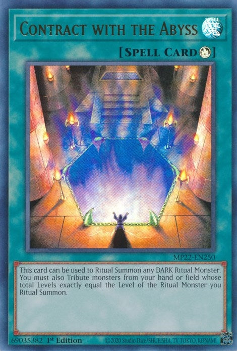 Image for Contract with the Abyss (MP22-EN250) (MP22) - YuGiOh