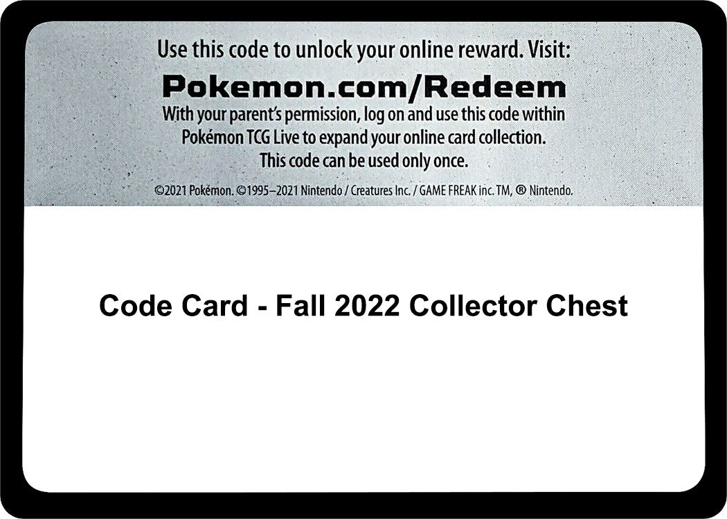 Image for Code Card - Fall 2022 Collector Chest (SWSH12) - Pokemon