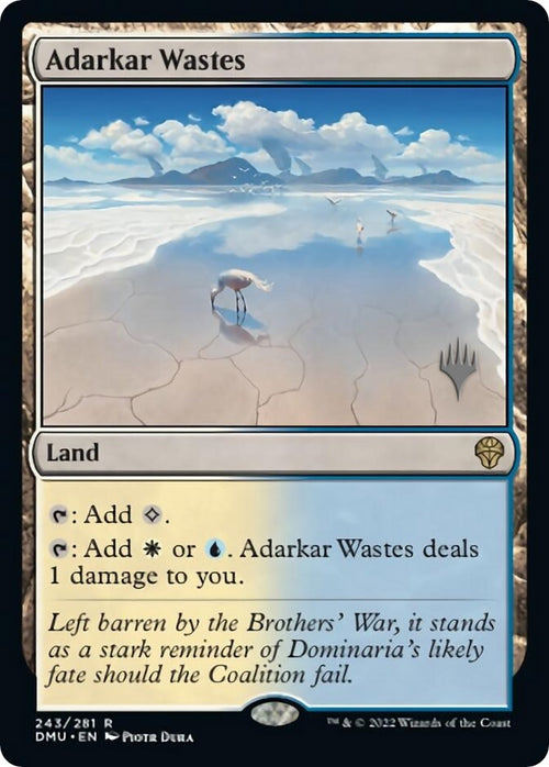 Image for Adarkar Wastes (243) (Dominaria United) - Magic: The Gathering