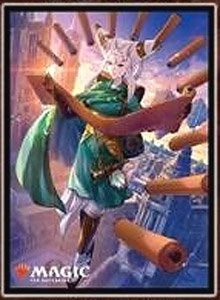Image for Ensky Imported Card Sleeves: War of the Spark Stained Glass - Tamiyo, Collector of Tales (80 Pack) - Card Sleeves