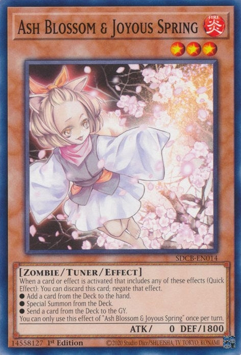 Image for Ash Blossom & Joyous Spring (SDCB-EN014) (SDCB) - YuGiOh