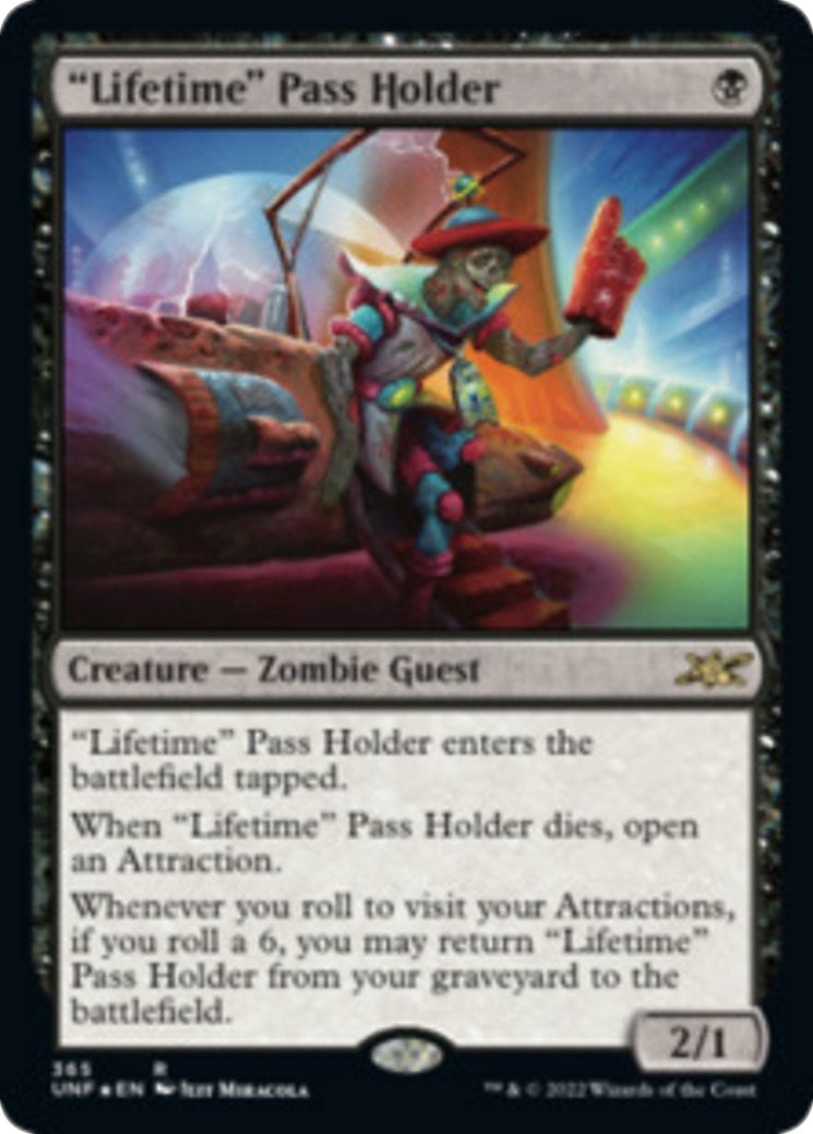 Image for "Lifetime" Pass Holder (79) (Unfinity) - Magic: The Gathering