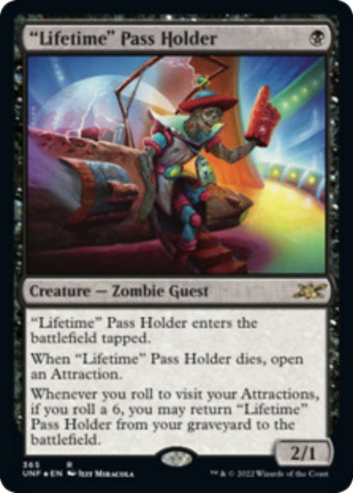 Image for "Lifetime" Pass Holder (79) (Unfinity) - Magic: The Gathering