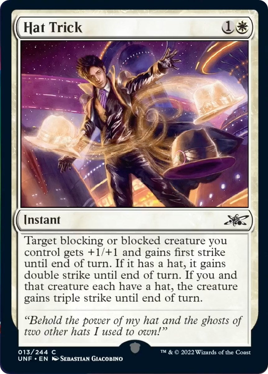 Image for Hat Trick (13) (Unfinity) - Magic: The Gathering