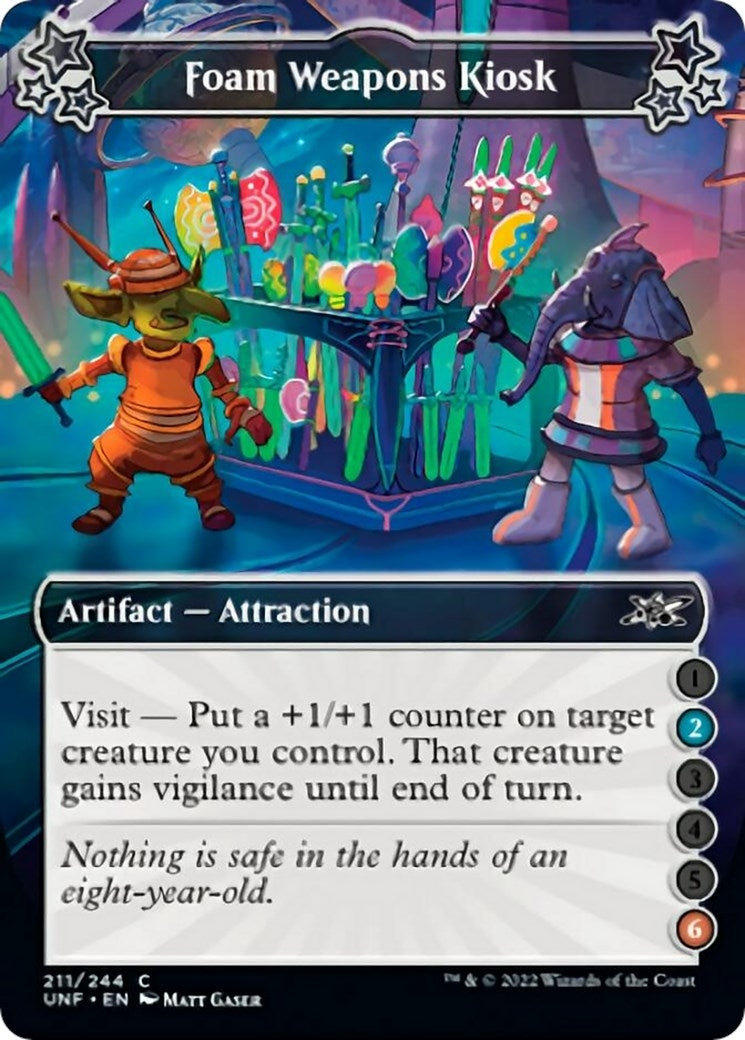 Image for Foam Weapons Kiosk (2-6) (211) (Unfinity) - Magic: The Gathering