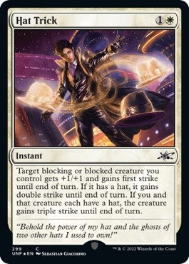 Image for Hat Trick (Galaxy Foil) (299) (Unfinity) - Magic: The Gathering