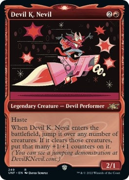 Image for Devil K. Nevil (Showcase) (249) (Unfinity) - Magic: The Gathering