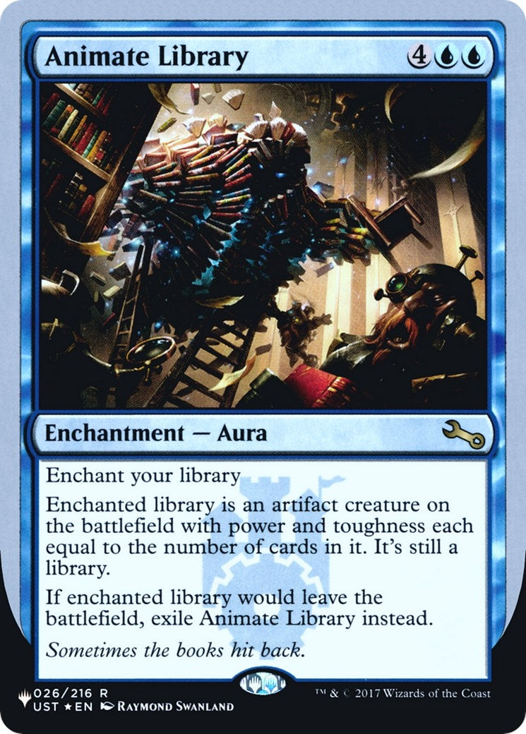 Image for Animate Library (026/216) (The List Reprints) - Magic: The Gathering