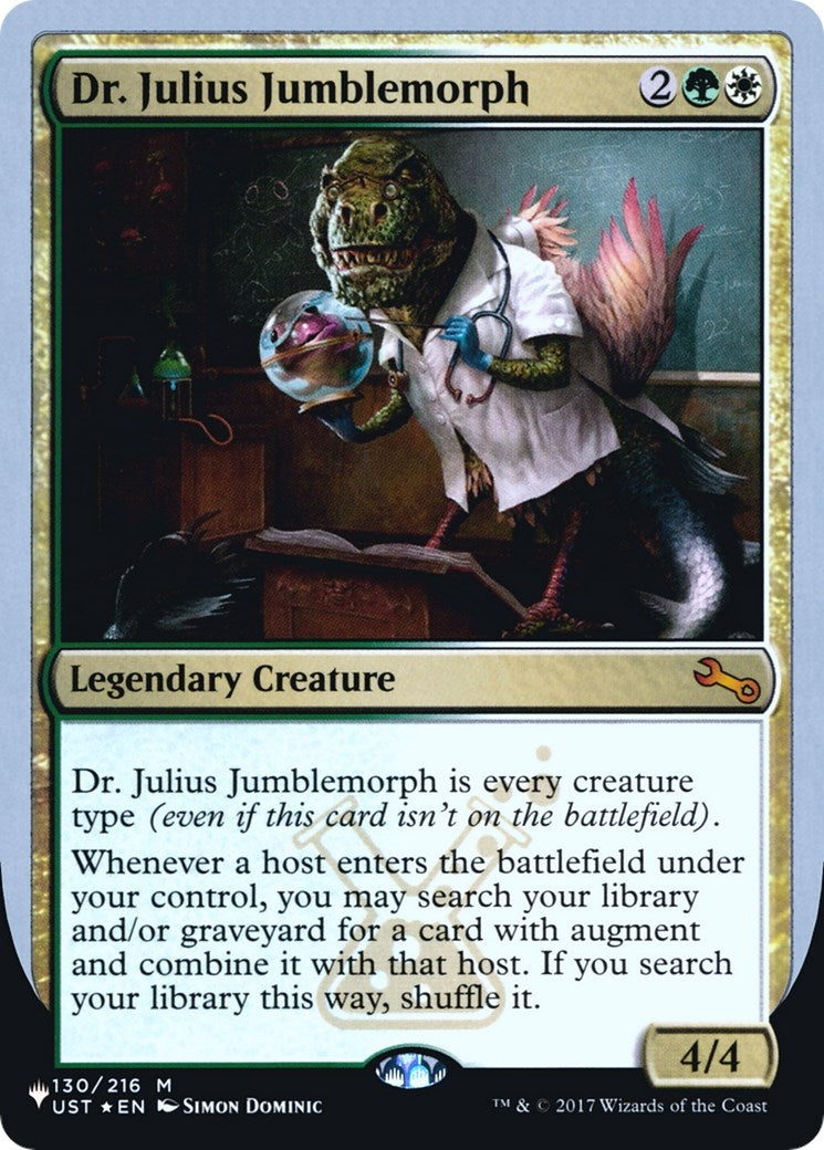 Image for Dr. Julius Jumblemorph (130/216) (The List Reprints) - Magic: The Gathering