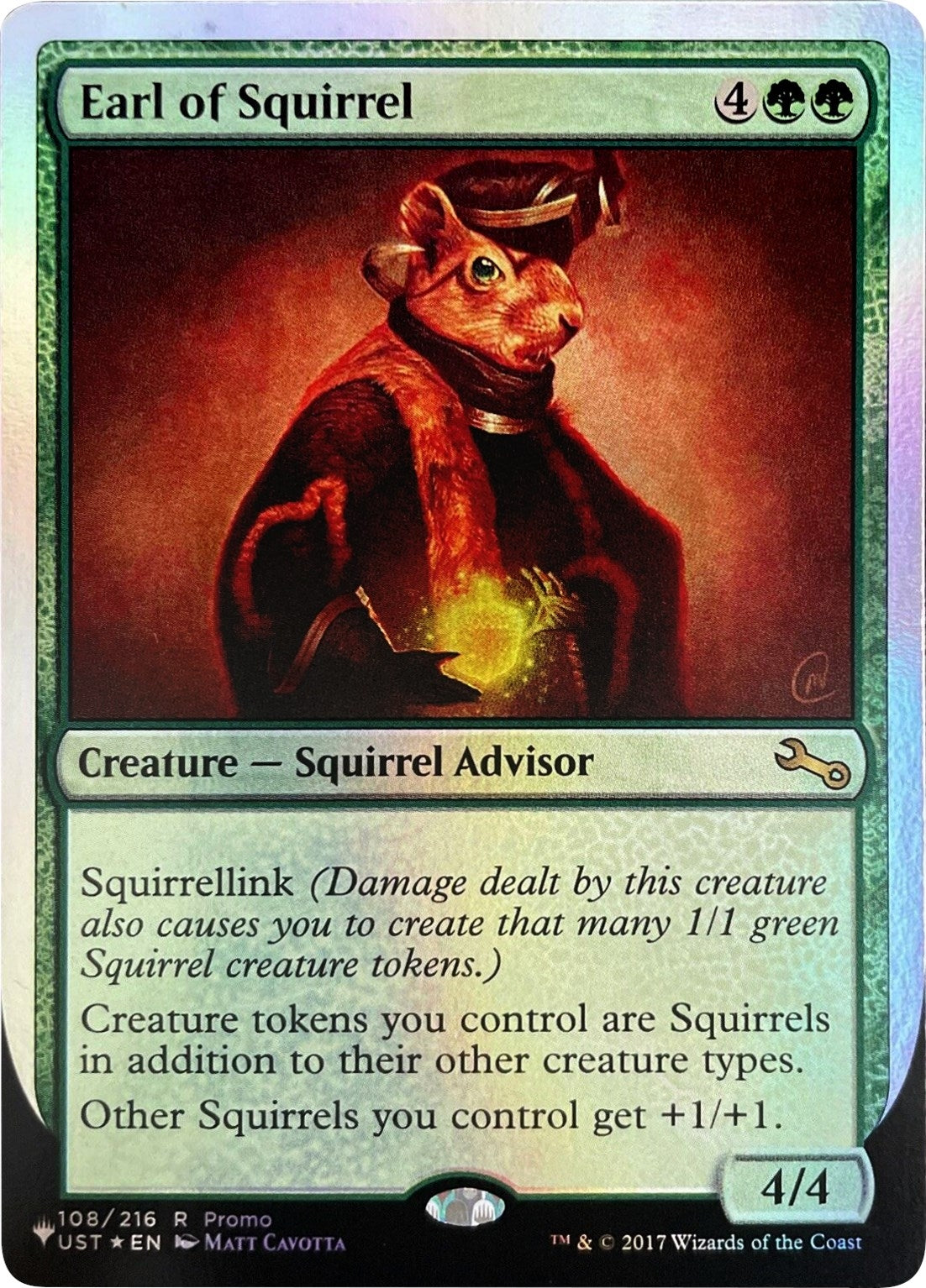Image for Earl of Squirrel (108/216) (The List Reprints) - Magic: The Gathering