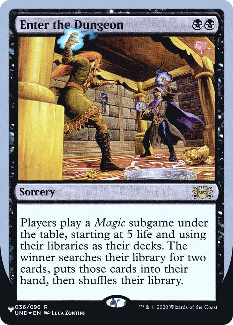 Image for Enter the Dungeon (036/096) (The List Reprints) - Magic: The Gathering