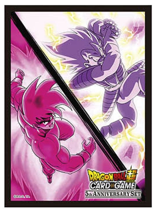 Image for Dragon Ball Super CCG: 5th Anniversary Set Card Sleeves - Son Goku & Vegeta (66-Pack) - Card Sleeves