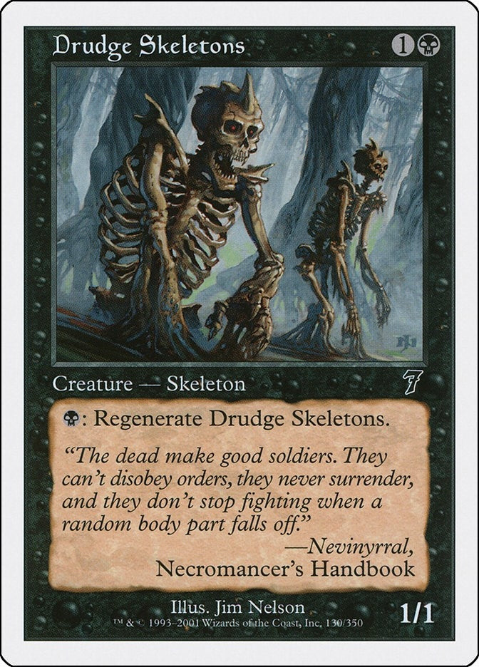 Image for Drudge Skeletons (130) (7th Edition) - Magic: The Gathering