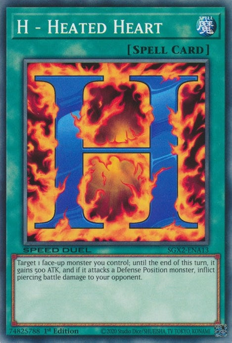 Image for H - Heated Heart (SGX2-ENA13) (SGX2) - YuGiOh