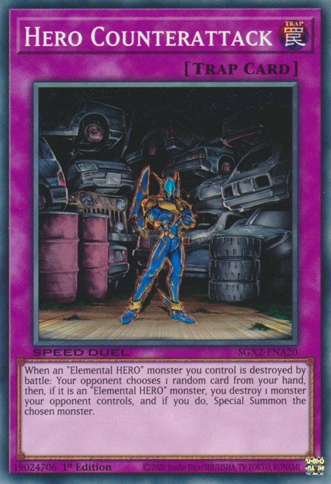 Image for Hero Counterattack (SGX2-ENA20) (SGX2) - YuGiOh