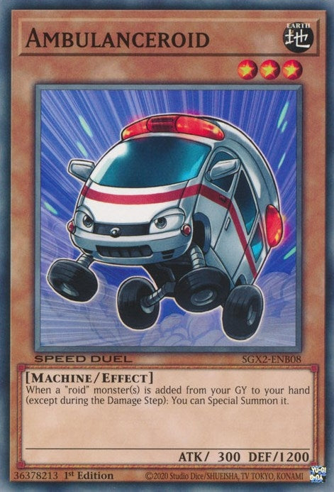 Image for Ambulanceroid (SGX2-ENB08) (SGX2) - YuGiOh