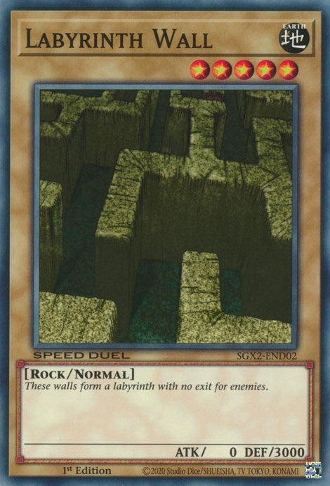 Image for Labyrinth Wall (SGX2-END02) (SGX2) - YuGiOh
