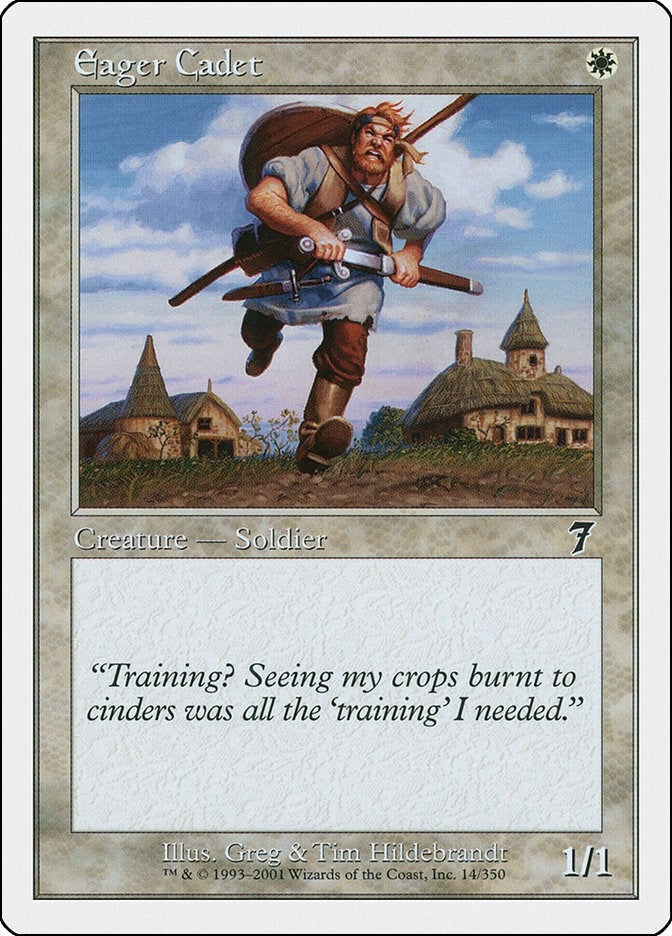 Image for Eager Cadet (14) (7th Edition) - Magic: The Gathering