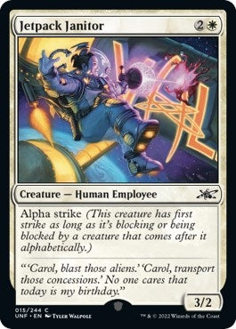 Image for Jetpack Janitor (15) (Unfinity) - Magic: The Gathering