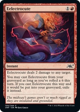 Image for Eelectrocute (106) (Unfinity) - Magic: The Gathering