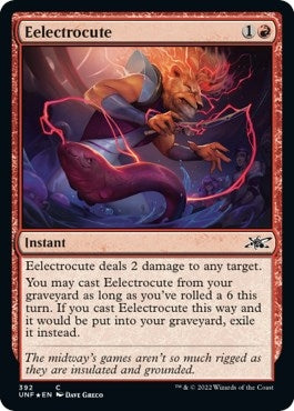 Image for Eelectrocute (Galaxy Foil) (392) (Unfinity) - Magic: The Gathering