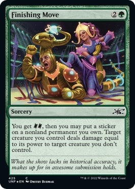 Image for Finishing Move (Galaxy Foil) (425) (Unfinity) - Magic: The Gathering