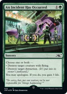 Image for An Incident Has Occurred (Galaxy Foil) (429) (Unfinity) - Magic: The Gathering