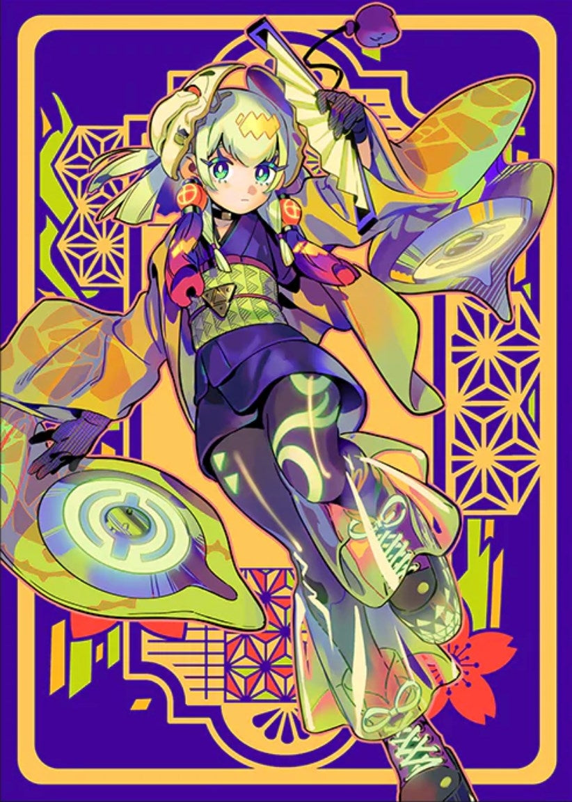 Image for Small Neon Maikos Sleeves: Neon Gold (70-Pack) - Card Sleeves