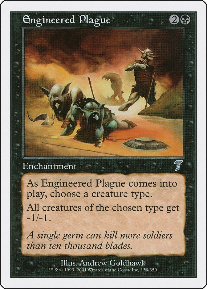 Image for Engineered Plague (133) (7th Edition) - Magic: The Gathering