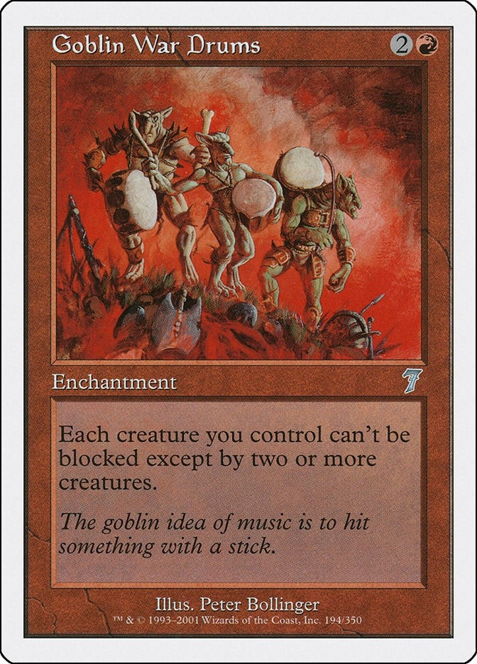 Image for Goblin War Drums (194) (7th Edition) - Magic: The Gathering