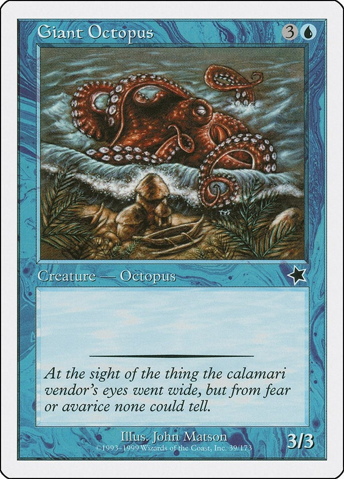 Image for Giant Octopus (39) (Starter 1999) - Magic: The Gathering