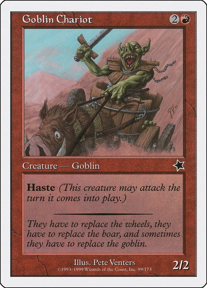Image for Goblin Chariot (99) (Starter 1999) - Magic: The Gathering