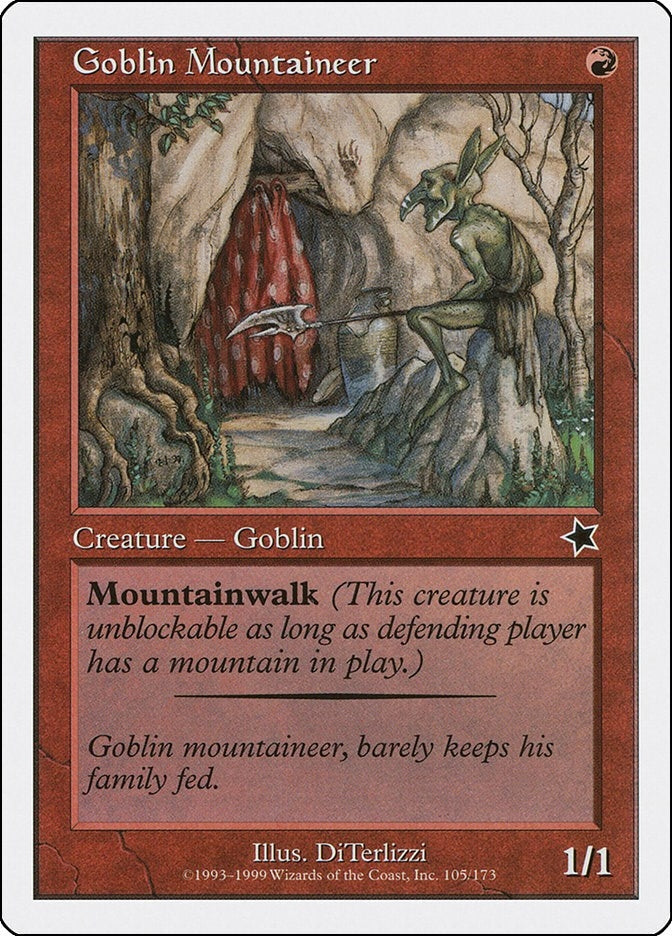Image for Goblin Mountaineer (105) (Starter 1999) - Magic: The Gathering